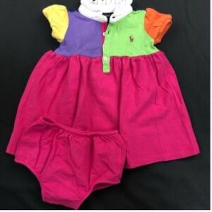 RALPH LAUREN Color-block dress